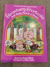 VTG 1984 Strawberry Shortcake and Baby needs a name Parker Bros. story Book Rare - £14.93 GBP
