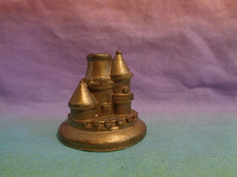 Miniature Dollhouse Gold PVC Sand Castle Figurine - £2.32 GBP