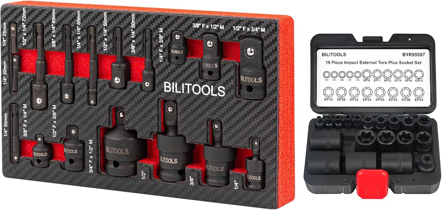 External Torx Plus Socket Set 6 Point Ep Socket With Socket Adapter Set - $96.96