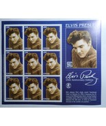 Elvis Presley Liberia 1990&#39;s  - Sheet of 9 Stamps 20 Cents - 25th Annive... - $9.77