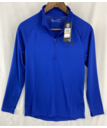 Under Armour 1/4 Zip Shirt Men&#39;s Size Small Blue Heat Gear $40 NWT - $28.66 CAD