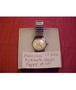 BOOK# 100 - VINTAGE MARDEN AUTOMATIC WRIST WATCH, 17 JEWELS - $84.15