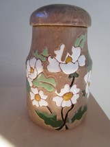SAND FINISH KITCHEN CONTAINER SIGNED OSVALDA (LITHUANIA) DATED 1991 7&quot; W... - $123.75