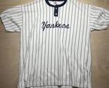 Vintage Russel Athletic Yankees Jersey Henley 2 Button Shirt Men&#39;s sz XXL - $19.79