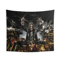 Indoor Wall Tapestry.. Wall décor fabric poster Joey Jordison Slipknot Drummer - £23.49 GBP+
