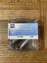 Uncle Josh Trolling Sinker With Stainless Steel Bead Chain 1-1/2 Ounce - £69.10 GBP