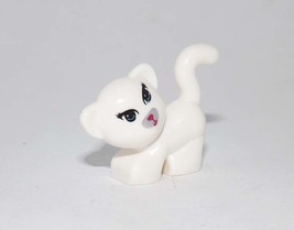 Cat Kitty White Animal Minifigure US Toy - $2.00