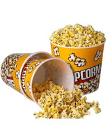 Retro Style Plastic Popcorn Containers Popcorn Boxes Bucket for Movie Night - £8.59 GBP+