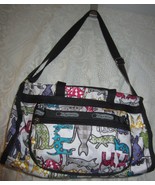 LeSportSac colorful cats shoulder bag / handbag - £48.93 GBP