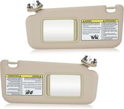 Left and Right Sun Visor with Vanity Light for 2006-2013 Toyota RAV4, Dr... - $54.99
