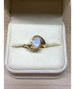 10k Yellow Gold Opal Ring. Size 7 - $495.00