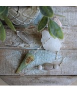 Green &amp; Brown Fluorite Pendulum with White Agate Beads ~ Stable and Prot... - $39.75 CAD
