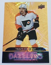 2020 - 21 Travis Konecny Upper Deck Series Two Orange Dazzlers DZ-84 Hockey Card - $5.99
