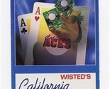 Commerce Casino Wisted&#39;s California Blackjack Brochure Commerce California  - £17.40 GBP