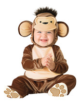 InCharacter Mischievous Monkey Infant/Toddler Costume, Medium Brown - £66.16 GBP