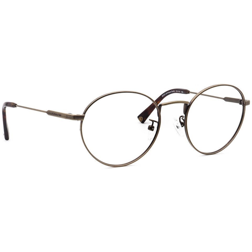 Coach Eyeglasses HC 5120 9333 Antique Gold Round Metal Frame 51[]19 145 - $79.99