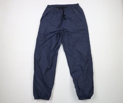 Vtg West Marine Mens Medium Lined Waterproof Cuffed Joggers Jogger Pants Blue - £36.93 GBP