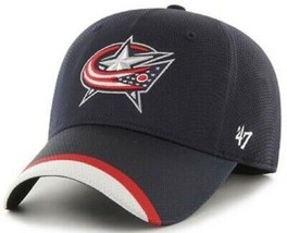 Columbus Blue Jackets NHL &#39;47 Navy Jersey Solo Stretch Fit Hat Cap Mens ... - €19,87 EUR