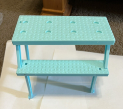 Vtg 2012 Barbie Sisters Dream House Camper Rv Glam Parts Blue Table - £13.20 GBP