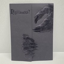 Ennis Admore Nightmares Embossed Black Claws Halloween Folder  - $29.60