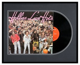 Terry Sylvester Signed Framed 1977 The Hollies Live Hits Record Album Display - £98.91 GBP