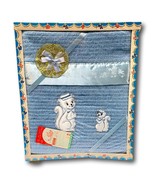 Baby Blanket Blue 36 x 48 Lady Christina Circus &amp; Squirrel Boxed New Vin... - $118.75