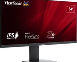 ViewSonic VA3456-MHDJ 34 Inch 21:9 UltraWide WQHD 1440p IPS Monitor with... - $487.47