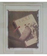 11.5&quot; x 13.5&quot; Wooden Framed ~ Matted ~ Vintage Picture ~ Golf Print - €30,20 EUR