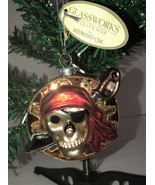 Pirates Smiling Glassworks Collection Christmas Tree Ornament By Midwest... - $50.39