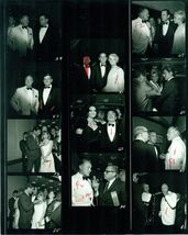 CONTACT PRINT B&amp;W Marv Newton Photography Bob Hope Don Adams Michael Landon - $24.74