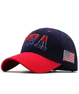 New Brand USA Flag Baseball Cap for Men Women Cotton Snapback Hat Unisex... - £6.84 GBP