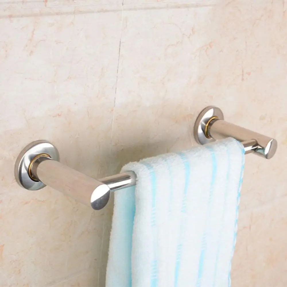 House Home Towel Shelf Wall-Mounted Anti-rust Stainless Steel Bathroom H... - £19.61 GBP