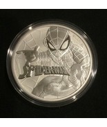 2017 $1 Tuvalu 1 oz .999 Silver Marvel Series Spiderman™ BU - £113.37 GBP