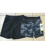 Champion Pull On Terry Shorts 2 pack Black/Camo Boys&#39; Sz. XS(5/6)- S(7/8... - $19.58