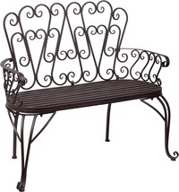 French Quarter Garden Bench By Design Tuscany, Model Number, In Faux Bronze - £354.10 GBP