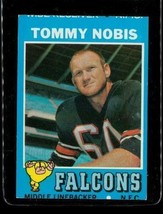 Vintage 1971 Topps Tcg Football Trading Card #60 Tommy Nobis Atlanta Falcons - £7.86 GBP