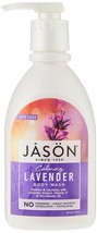 Jason Natural Body Wash and Shower Gel, Calming Lavender 30 oz - £16.59 GBP