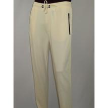 Men's Monte Carlo Turkey Jogging Suit 2pc Jump Set Stretchable 95061 Ivory Wine image 11