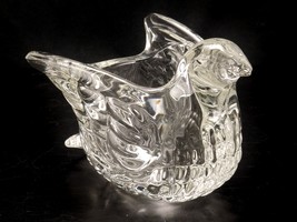 Avon Vintage Glass Candle Holder, Dove In Flight, 1980s Votive, Tealight... - $14.65