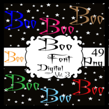 Boo Font Digital Vol. 3 - £0.98 GBP