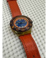 Swatch Watch Scuba 200 Red Island SDK-106 Vintage 1992 - $59.00
