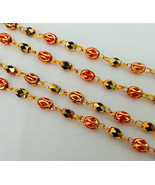 Unique Design Gift Elegant Indian Golden Beads Jewelry 22K Gold Plated 3... - £14.34 GBP