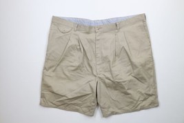 Vintage 90s Streetwear Mens 46 Faded Pleated Above Knee Chino Golf Short... - £35.05 GBP