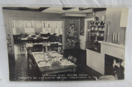 Photo Postcard Lovett&#39;s Lafayette Brook Franconia N.H. Laconia Green Stamp  RPPC - £2.31 GBP