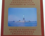 Statue of Liberty From New York Harbor 35 mm Red Border Kodachrome Slide... - £7.08 GBP