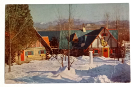 Santa&#39;s Workshop Mountains North Pole New York NY Mike Roberts Postcard c1950s - $4.99