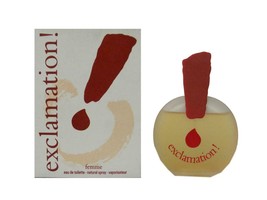 Exclamation Femme 3.4 oz Eau de Toilette Spray for Women (No Cellophane) by Coty - £18.94 GBP