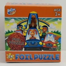 24 Piece Jigsaw Puzzle Foil Anker Art Kids 3+ Dog Cat Horse Pig Monkey Lion - £4.78 GBP