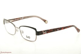Dolce &amp; Gabbana Women&#39;s Eyeglasses D&amp;G 5102 1102 Black/Print Rectangle F... - $86.33