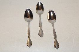 Oneida CANTATA Glossy Stainless Flatware  - Set of 3  TEASPOONS/TABLE SP... - $14.84